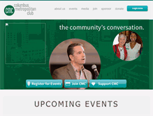 Tablet Screenshot of columbusmetroclub.org